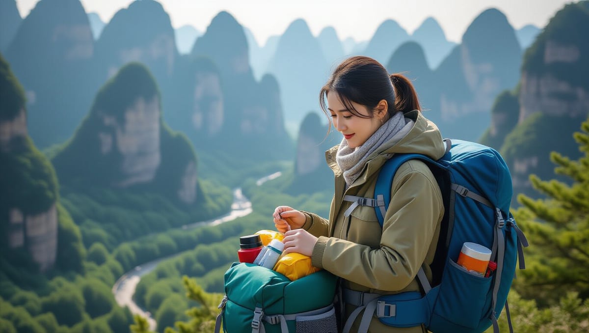 장가계 패키지 완벽 가이드: 필수 코스, 준비물, 최적 시기 5 🎒 장가계 여행 준비물 체크리스트