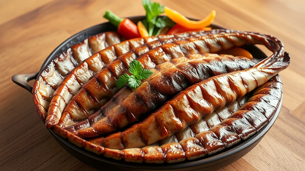 통영 바다장어 & 한산대첩축제: 맛과 역사를 한 번에! 6 집에서 즐기는 바다장어 (realistic 스타일)