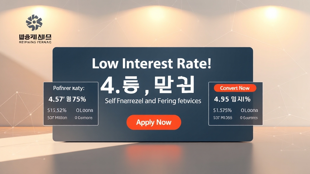 2025 자영업자 대환대출: 조건, 신청 방법, 지원 대상 완벽 정리 3 지원 대상 및 조건 (realistic 스타일)