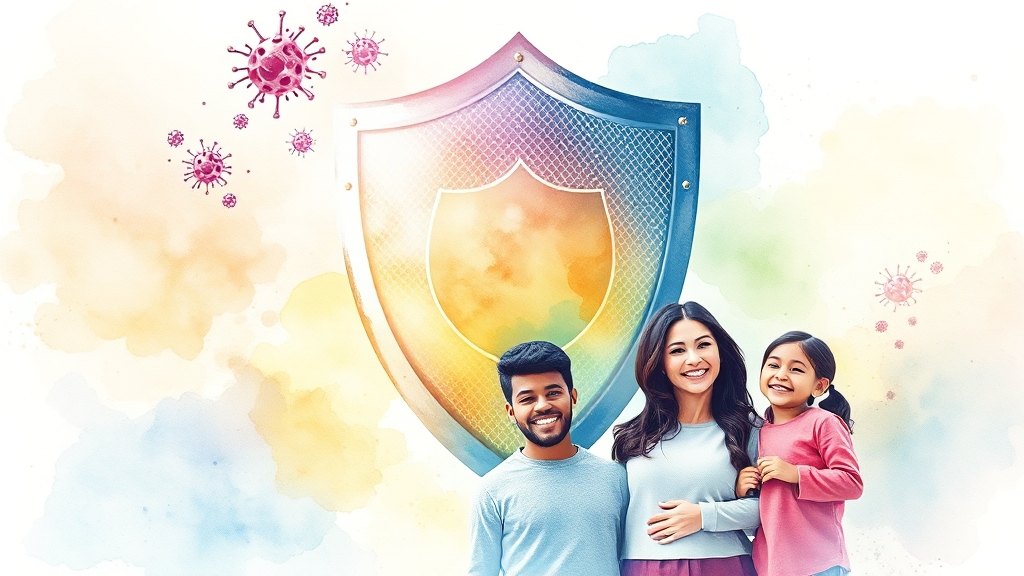 2025년 암 보험, 현명한 선택으로 미래를 대비하세요! (watercolor 스타일)