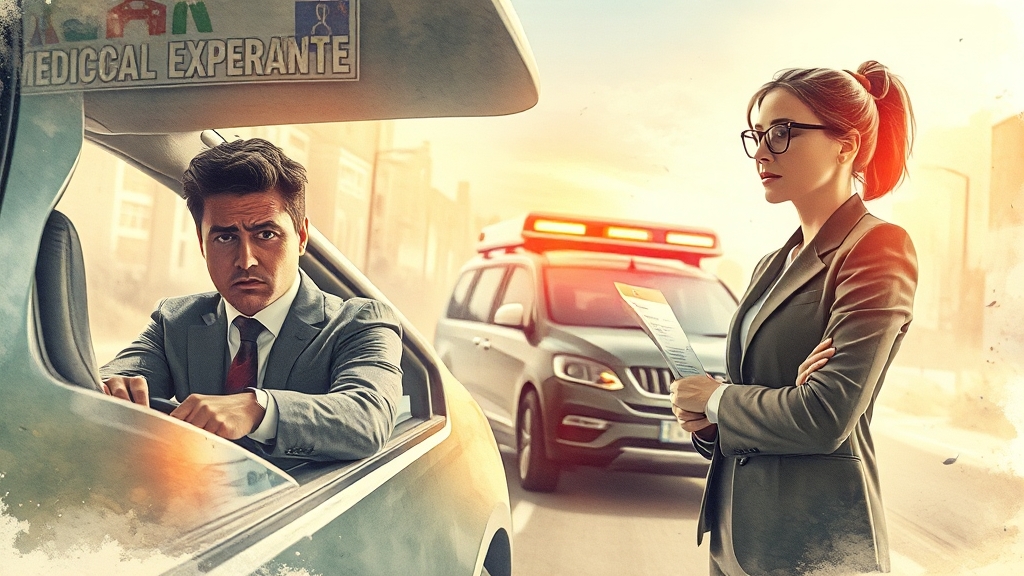 운전자보험 보장 내용 완벽 분석 (watercolor 스타일)