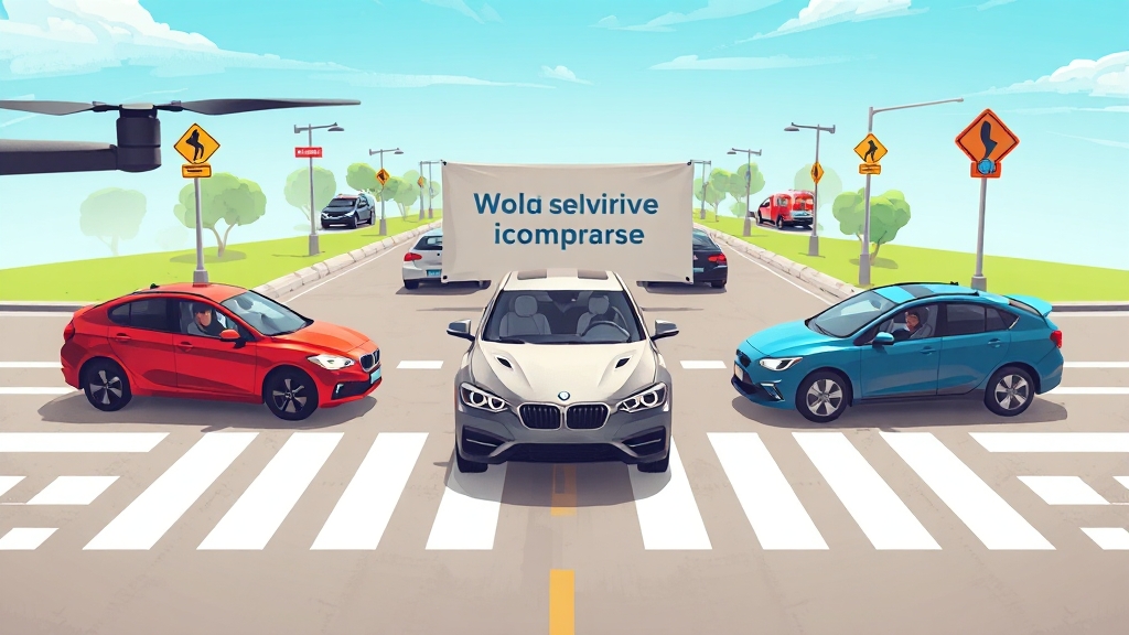 최신 운전자보험사 비교 및 추천 플랜 (cartoon 스타일)