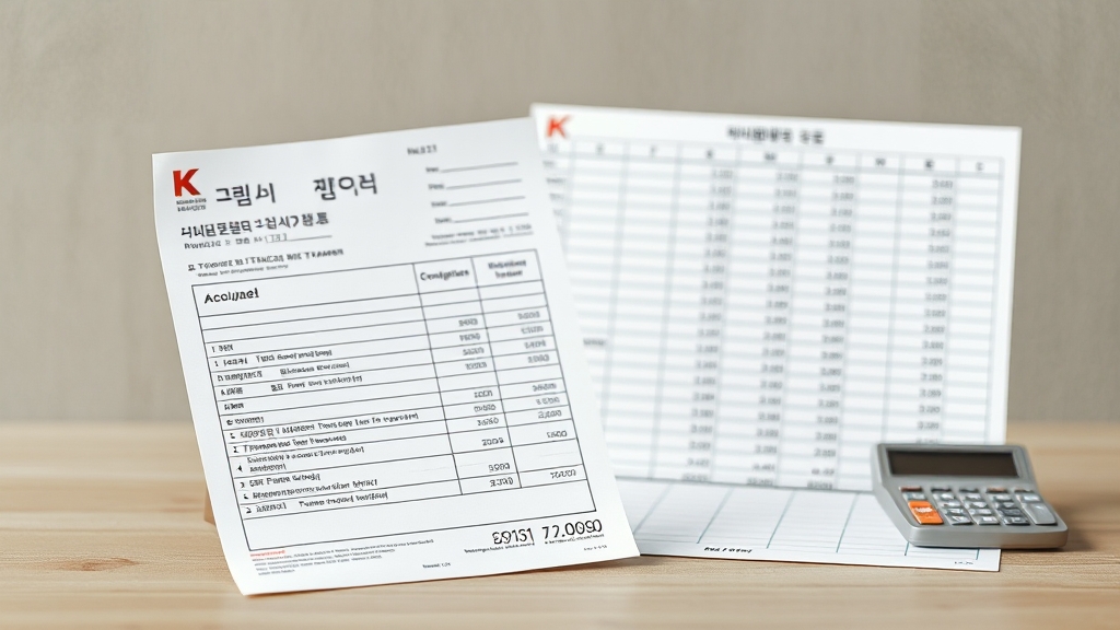 거래명세서: 완벽 가이드 - 작성법, 양식, 세금계산서 차이점까지 3 거래명세서 양식 선택 가이드 (realistic 스타일)