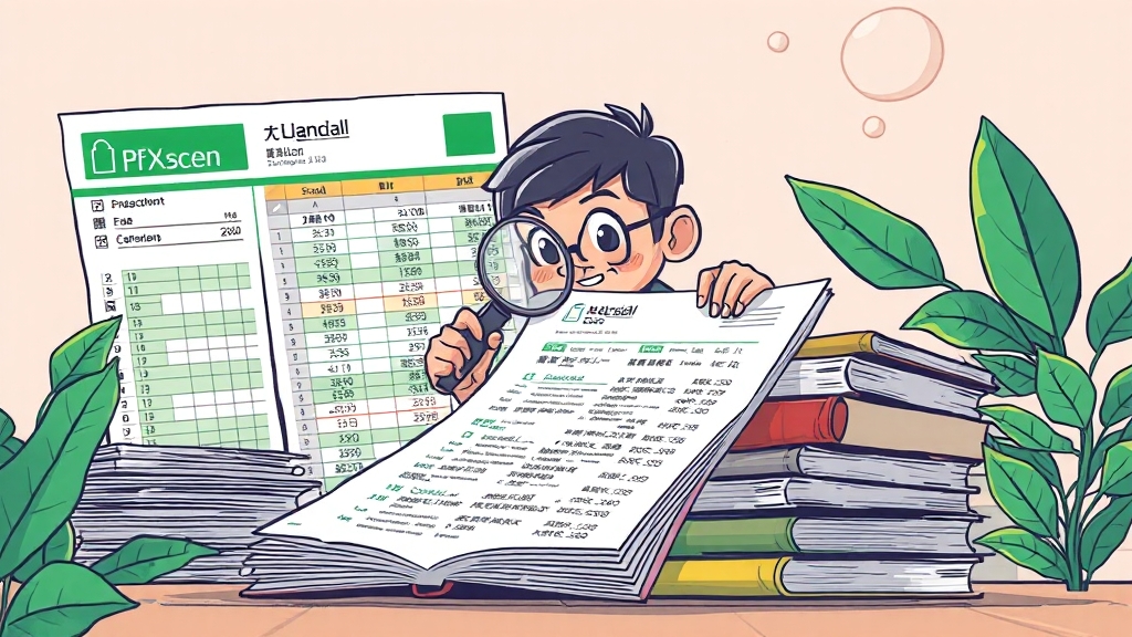 거래명세서: 완벽 가이드 - 작성법, 양식, 세금계산서 차이점까지 5 엑셀/한글 작성 시 주의사항 (cartoon 스타일)