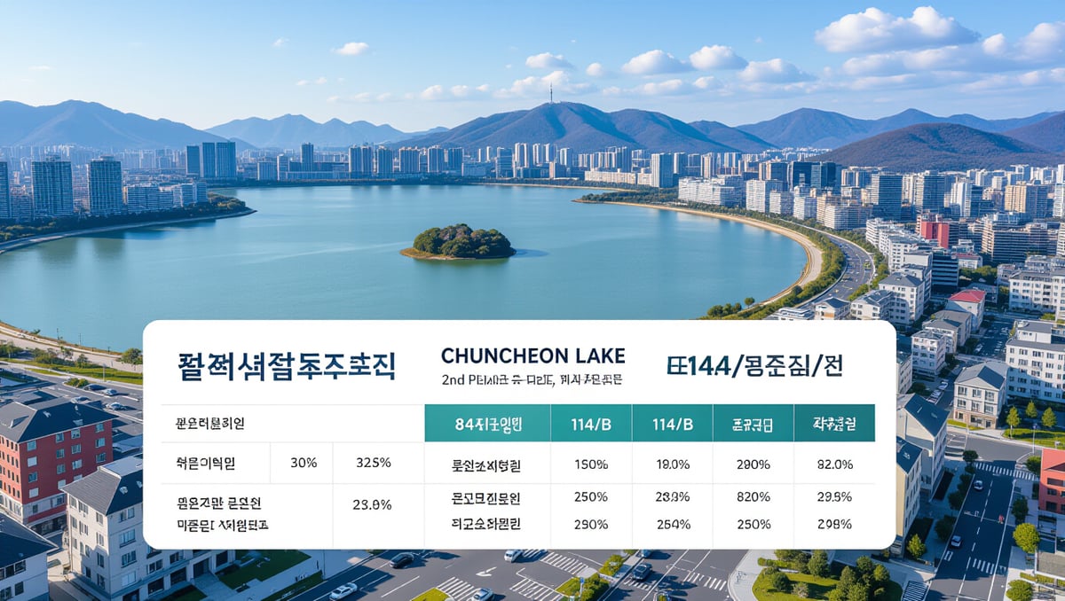 춘천 레이크시티 2차 아이파크 분양가, 청약, 평면도 완벽 분석 4 💰 분양가 및 계약 조건 상세 안내