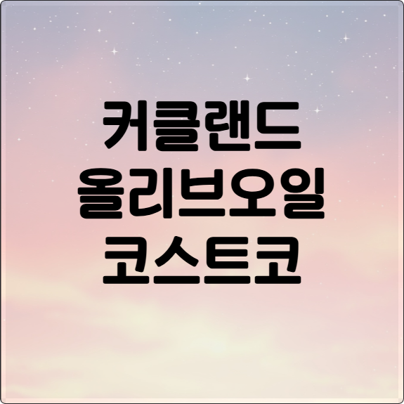 코스트코 커클랜드 올리브오일: 싸게 사는 법 & 추천템 총정리