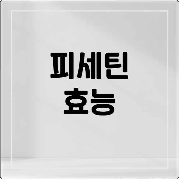 피세틴 효능과 부작용 총정리: 노화 방지, 뇌 건강, 복용법