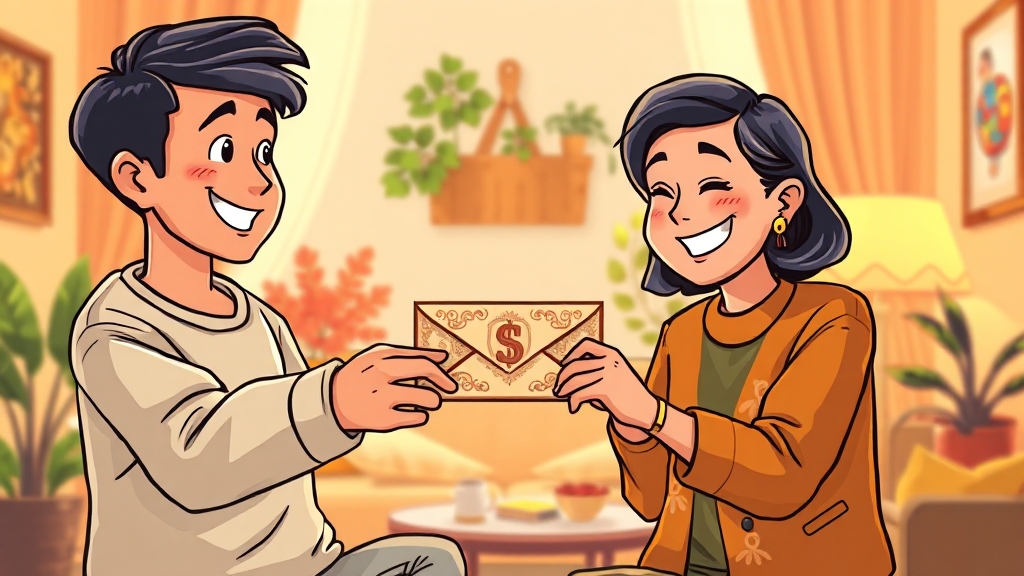 긴급생계지원금이란? (cartoon 스타일)