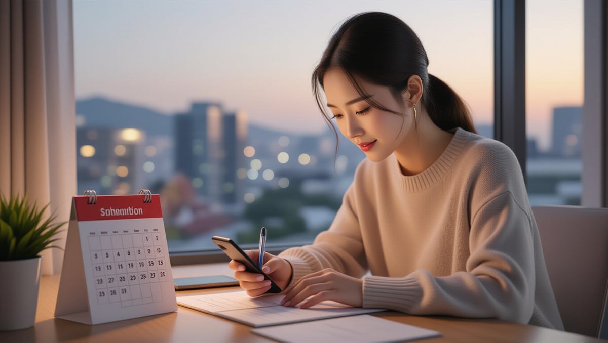 🗓️ 청약 및 계약 일정, 놓치지 마세요!