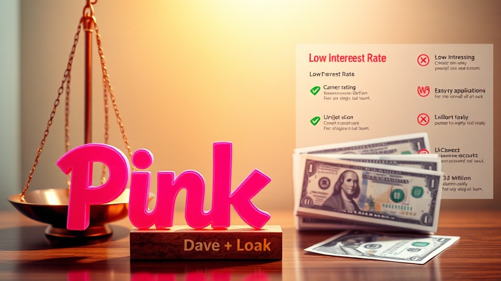 핀크 비상금대출: 5.94% 금리, 한도, 자격 완벽 분석 5 장점과 단점 비교 분석 (realistic 스타일)