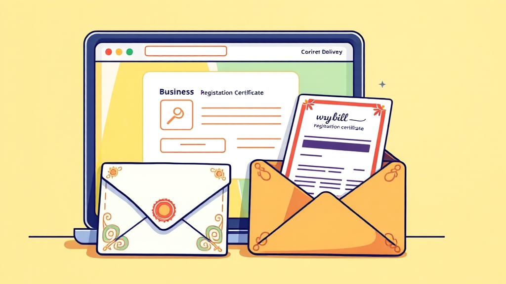 소상공인 배달택배비 지원사업: 신청부터 FAQ까지 완벽 가이드 5 신청 방법 및 필요 서류 (illustration 스타일)