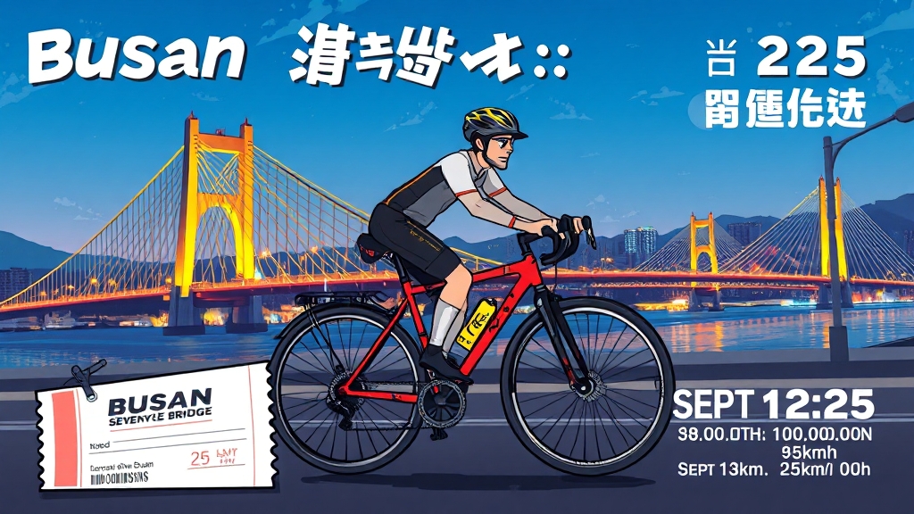 2025 부산 세븐브릿지 투어: 코스, 신청, 꿀팁 A to Z 4 참가 방법 상세 안내 (cartoon 스타일)