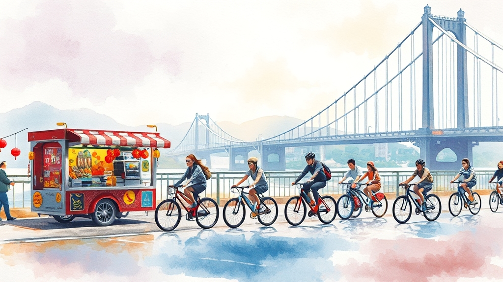 2025 부산 세븐브릿지 투어: 코스, 신청, 꿀팁 A to Z 6 부대 행사 및 참가자 혜택 (watercolor 스타일)