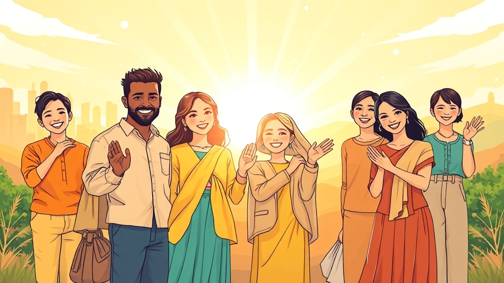 다문화 결혼 A to Z: 정의, 현황, 성공 전략 완벽 분석 6 경제적 자립, 어떻게 도울까요? (illustration 스타일)