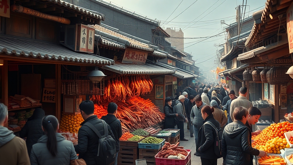 안동 수애당 헛제삿밥: 유래부터 맛, 체험까지 완벽 가이드 6 안동 지역의 맛과 문화 (realistic 스타일)