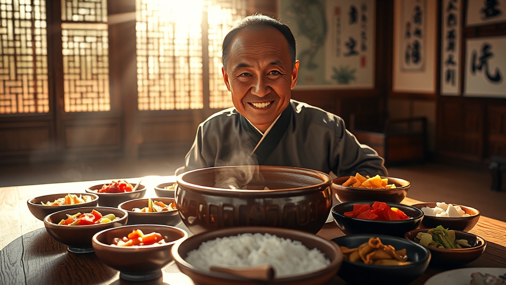 안동 수애당 헛제삿밥: 유래부터 맛, 체험까지 완벽 가이드 8 안동 여행: 헛제삿밥과 함께 (realistic 스타일)