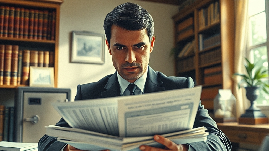 세무조사 절차 및 유의사항 (watercolor 스타일)