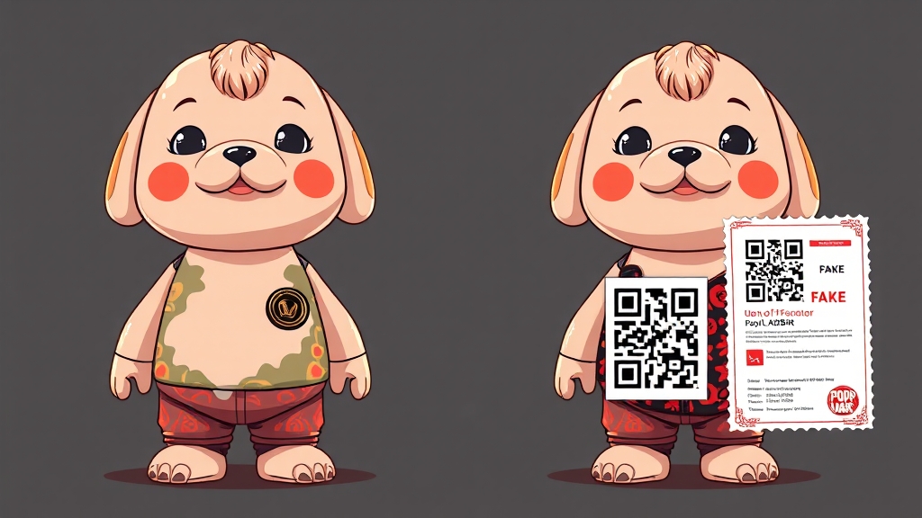 라부부 정품 구매 A to Z: 가이드부터 구별법, 팝마트 글로벌 구매까지! 4 정품 구별법 비교 분석 (illustration 스타일)