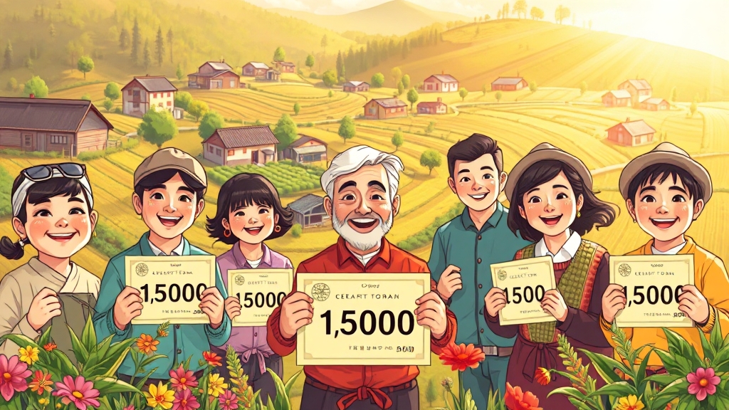 농어촌기본소득, 무엇부터 시작할까? 시범사업, 지원, 쟁점까지 3 시범사업, 어떻게 진행되나? (cartoon 스타일)