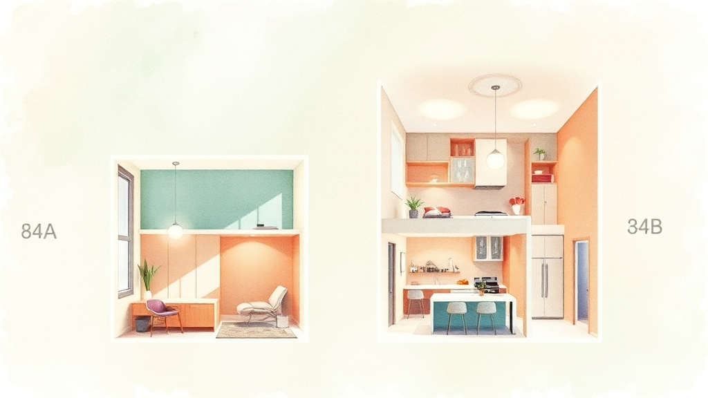 광주 더퍼스트데시앙 A to Z: 분양부터 입주, 시세, 전망까지 3 타입별 상세 분석 (84A vs 84B) (watercolor 스타일)