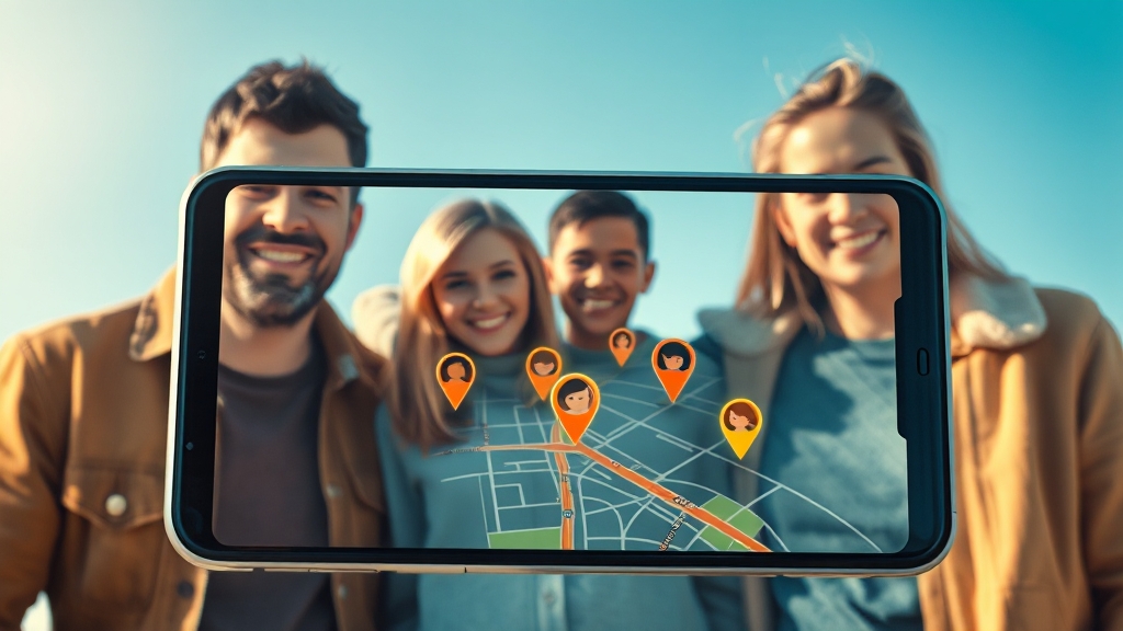 위치추적 A to Z: 안전, 분실, 기술, 개인정보 보호까지 완벽 분석 3 가족 안전 위한 위치추적 (realistic 스타일)