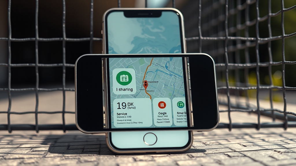 위치추적 A to Z: 안전, 분실, 기술, 개인정보 보호까지 완벽 분석 5 주요 위치추적 서비스 비교 (realistic 스타일)