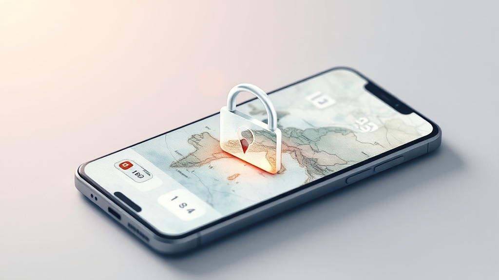 위치추적 A to Z: 안전, 분실, 기술, 개인정보 보호까지 완벽 분석 7 위치추적 어플 주의사항 & 개인정보 보호 (watercolor 스타일)