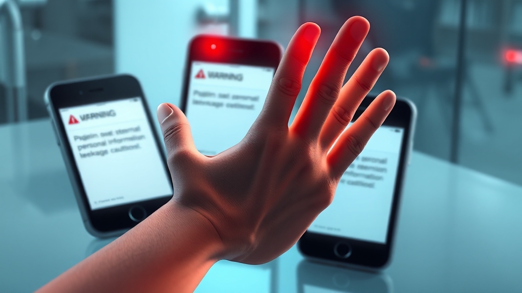 소액결제, 안전하게 지키는 법: 차단부터 피해 예방까지 6 스팸 및 피싱 사기 예방 (illustration 스타일)