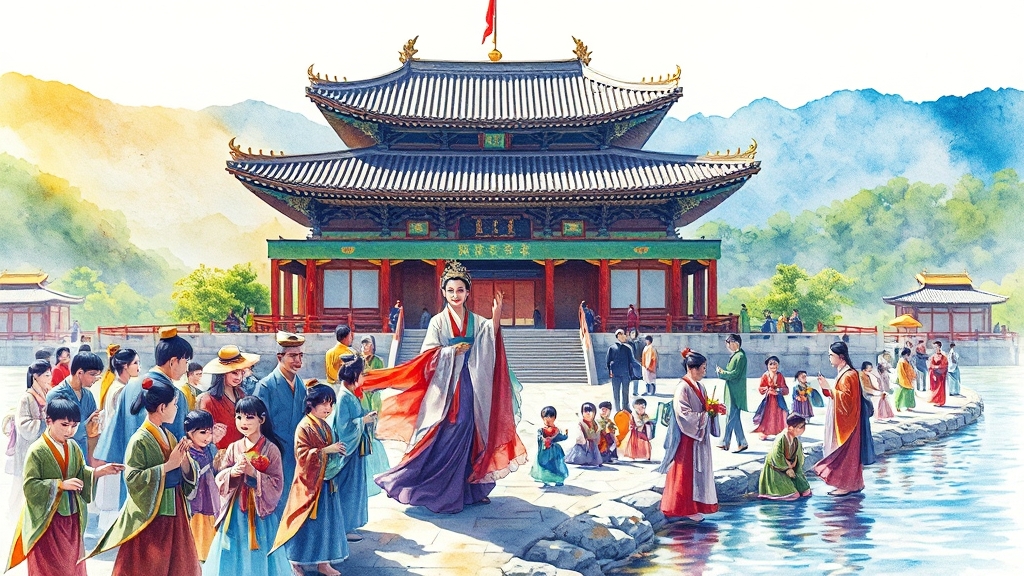 2025 백제문화제: 축제 정보 A to Z! 행사, 체험, 볼거리 완벽 정리 2 백제문화제, 그 시작과 역사 (realistic 스타일)