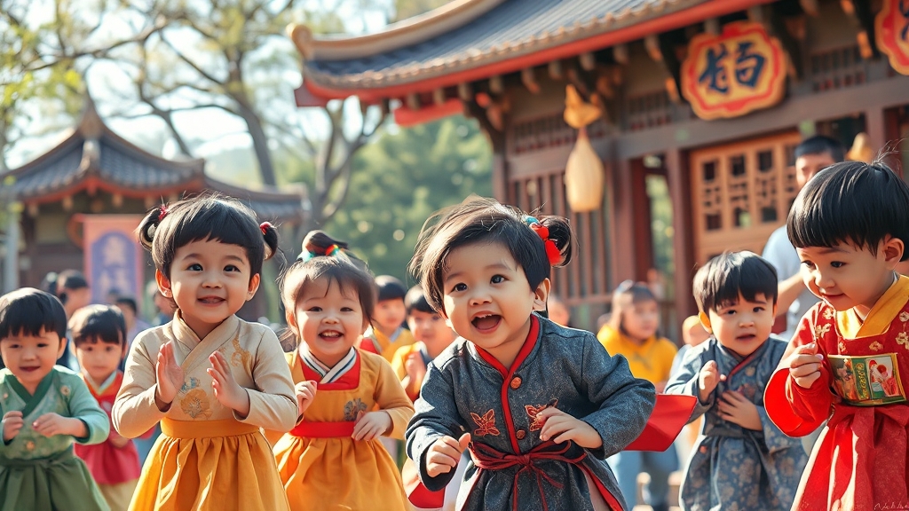 2025 백제문화제: 축제 정보 A to Z! 행사, 체험, 볼거리 완벽 정리 5 어린이와 가족을 위한 프로그램 (realistic 스타일)