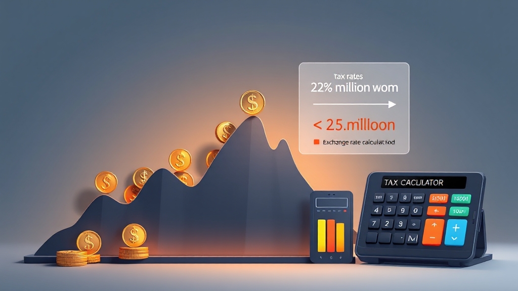 미국 주식 양도세 A to Z: 계산, 절세, 신고까지 완벽 가이드 2 양도소득세, 무엇일까요? (illustration 스타일)