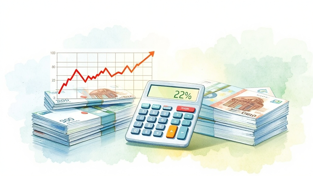 미국 주식 양도세 A to Z: 계산, 절세, 신고까지 완벽 가이드 3 양도소득세, 어떻게 계산하나요? (watercolor 스타일)