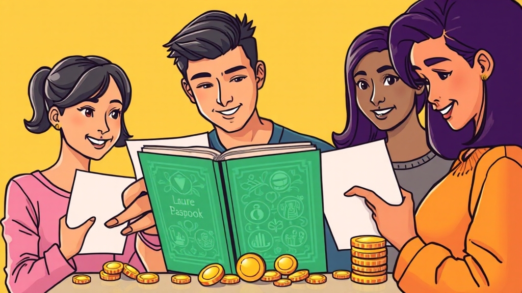 청년미래적금 A to Z: 가입 조건부터 혜택, 청년도약계좌 비교까지 6 가입 방법 및 유의사항 (cartoon 스타일)