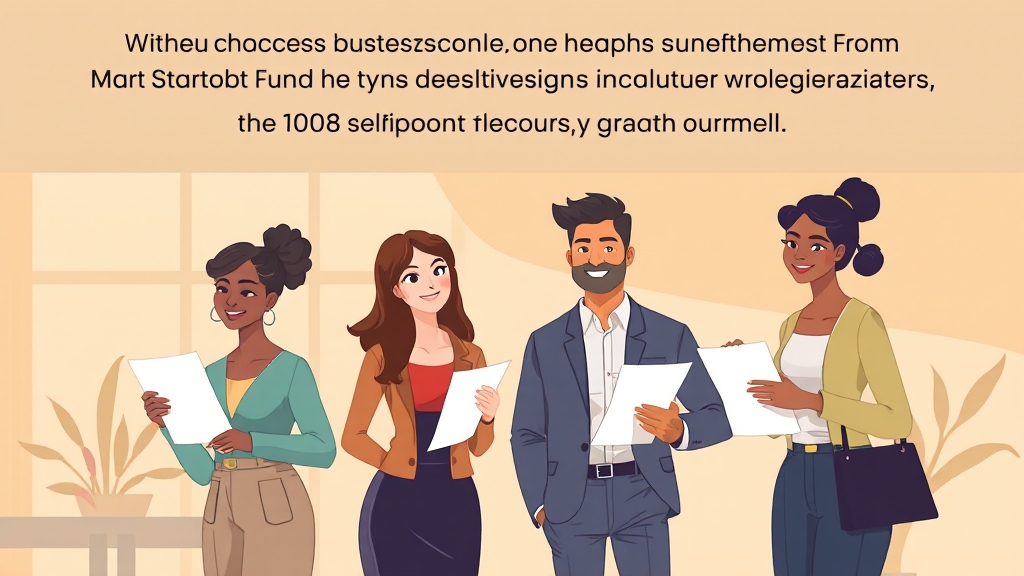 새출발기금 A to Z: 소상공인 채무 탈출, 재도약 기회 잡는 법 3 신청 자격 및 조건 알아보기 (illustration 스타일)