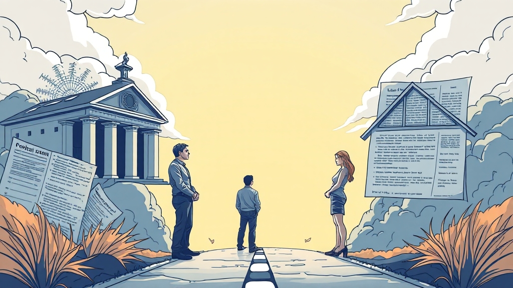 새출발기금 A to Z: 소상공인 채무 탈출, 재도약 기회 잡는 법 4 새출발기금 vs 개인회생 비교 (illustration 스타일)