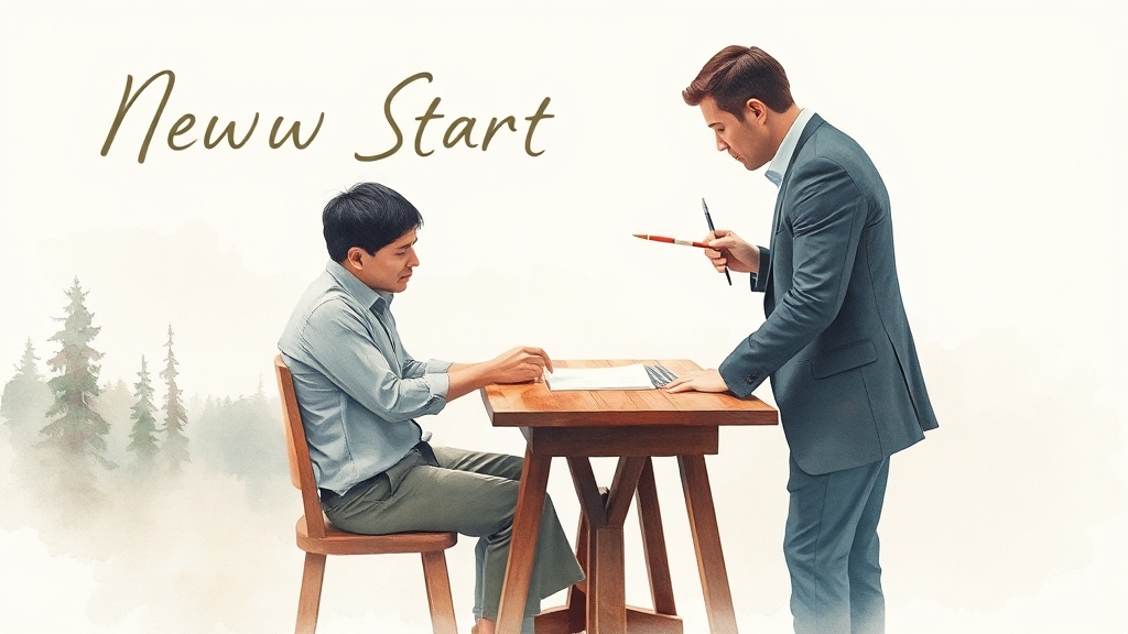 새출발기금 A to Z: 소상공인 채무 탈출, 재도약 기회 잡는 법 7 활용 시 유의사항 및 위험성 (watercolor 스타일)