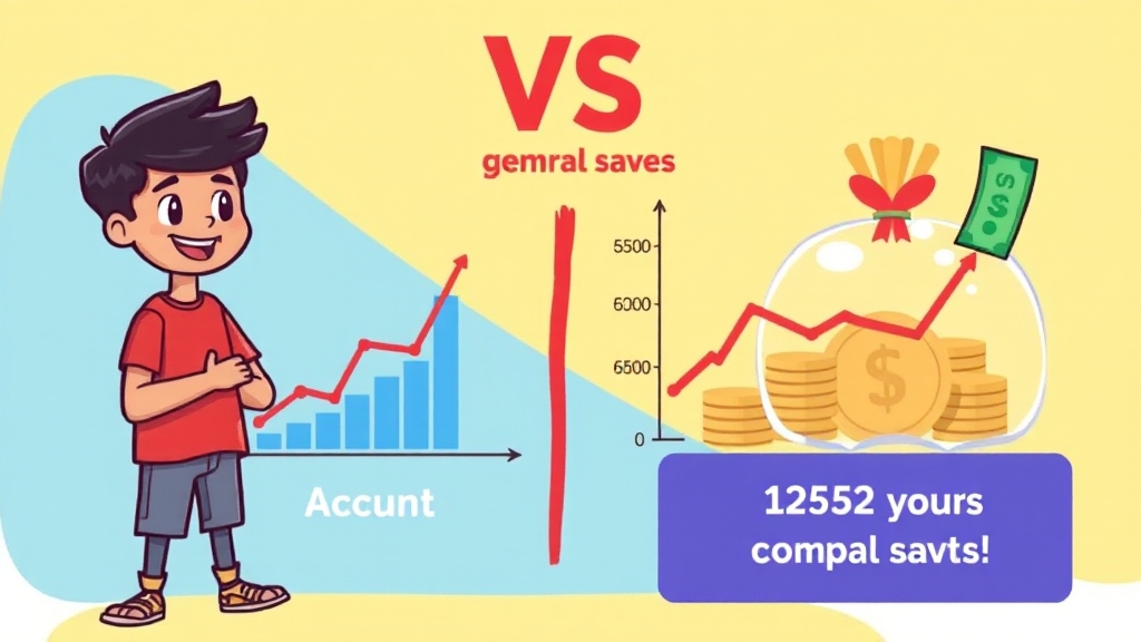 청년도약계좌 A to Z: 가입 조건부터 혜택, 비교 분석까지 7 다른 금융 상품 비교 (cartoon 스타일)