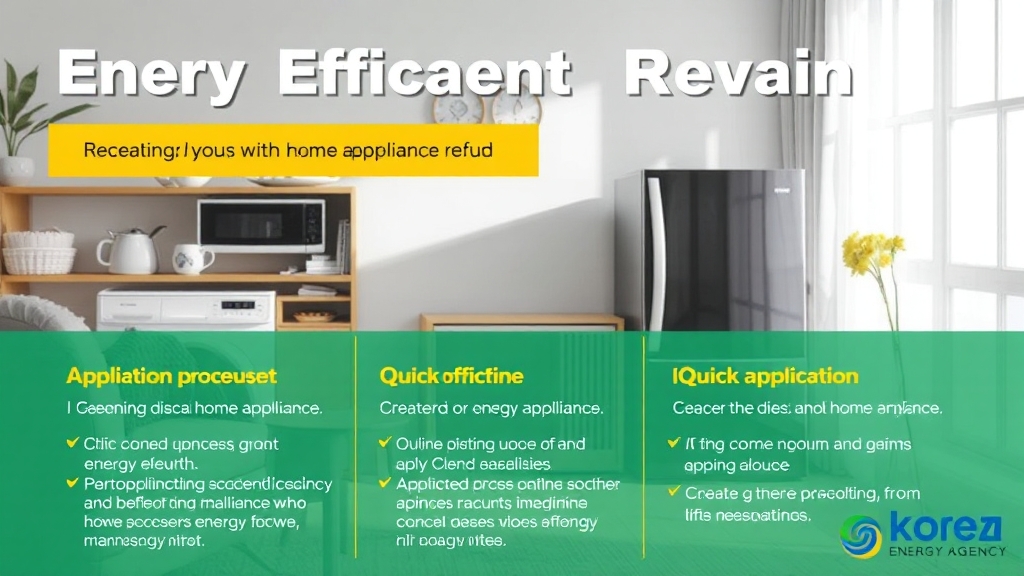 으뜸효율 환급, 놓치면 손해! 1등급 가전 환급 조건부터 신청 방법까지 5 환급 신청 절차 및 팁 (realistic 스타일)