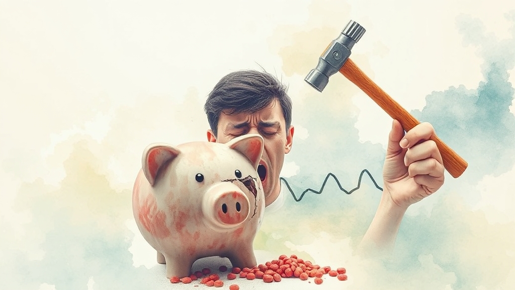 연금저축 계좌 A to Z: 세금 혜택부터 투자 전략까지 완벽 분석 7 중도 인출 및 투자 중단 시 유의사항 (watercolor 스타일)