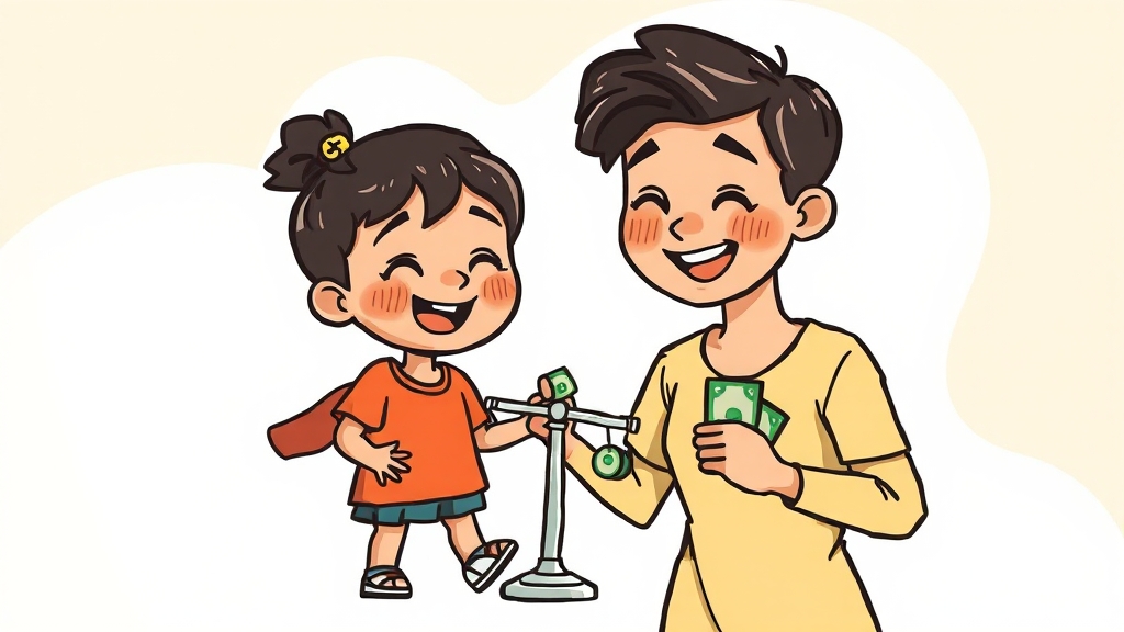 양육비 산정 A to Z: 기준표, 계산법, 변경, 미지급 대처 완벽 가이드 2 양육비 기준표란? (cartoon 스타일)