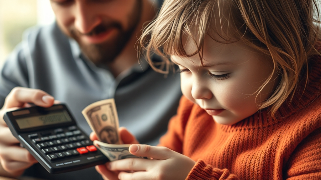 양육비 산정 A to Z: 기준표, 계산법, 변경, 미지급 대처 완벽 가이드 4 양육비 산정 방법 (realistic 스타일)