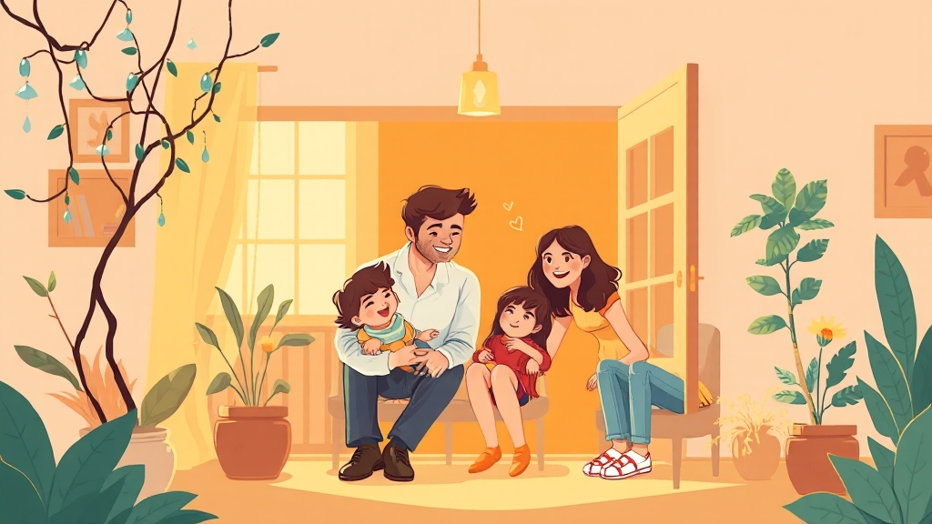 청약 가점제 및 당첨자 선정 방식 (illustration 스타일)