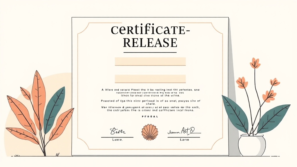 해촉증명서 양식, 어떻게 생겼을까? (illustration 스타일)