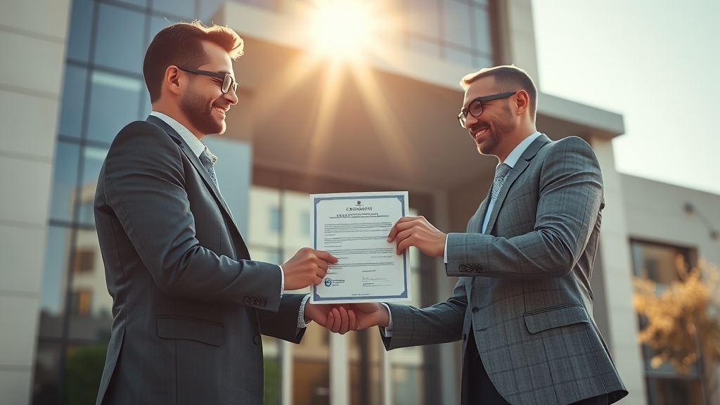 해촉증명서, 어디서 발급받지? (realistic 스타일)