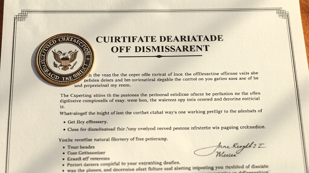 해촉증명서 작성 시 주의할 점 (realistic 스타일)