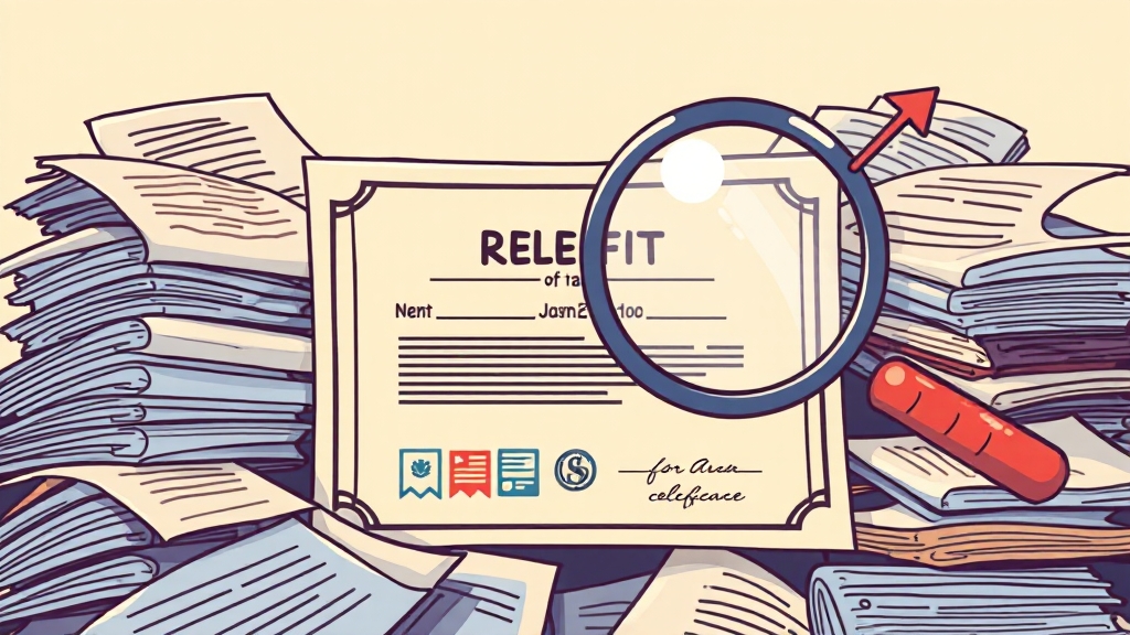 해촉증명서, 이렇게 활용하세요! (illustration 스타일)