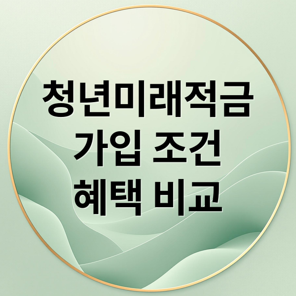 청년미래적금 A to Z: 가입 조건부터 혜택, 청년도약계좌 비교까지