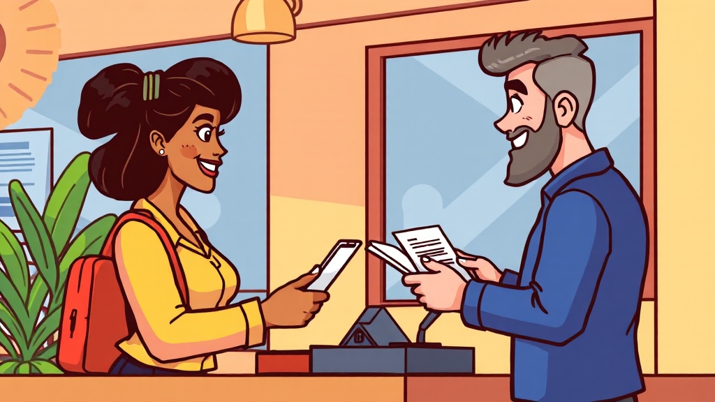 오프라인 신청 방법 (cartoon 스타일)