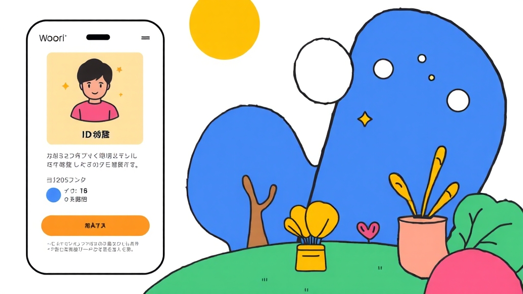 신청 기간 및 준비물 (cartoon 스타일)