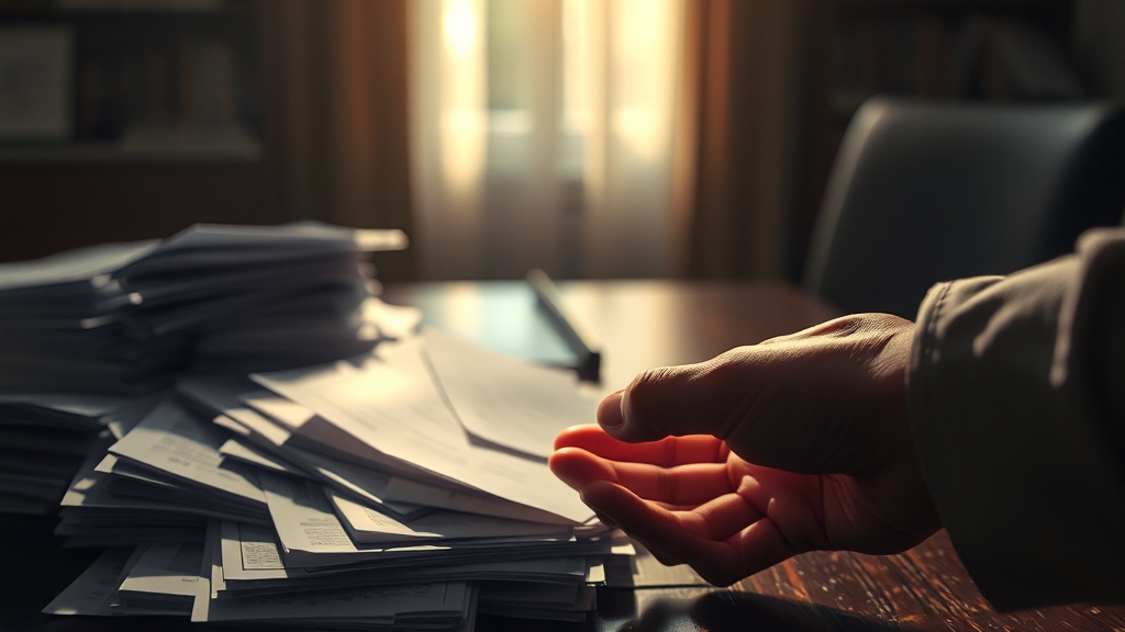 개인파산 신청 절차 및 필요 서류 (realistic 스타일)